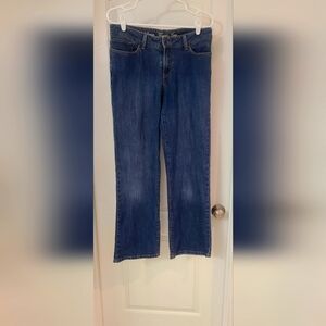L.L. Bean Blue Straight Leg Jeans Classic Style